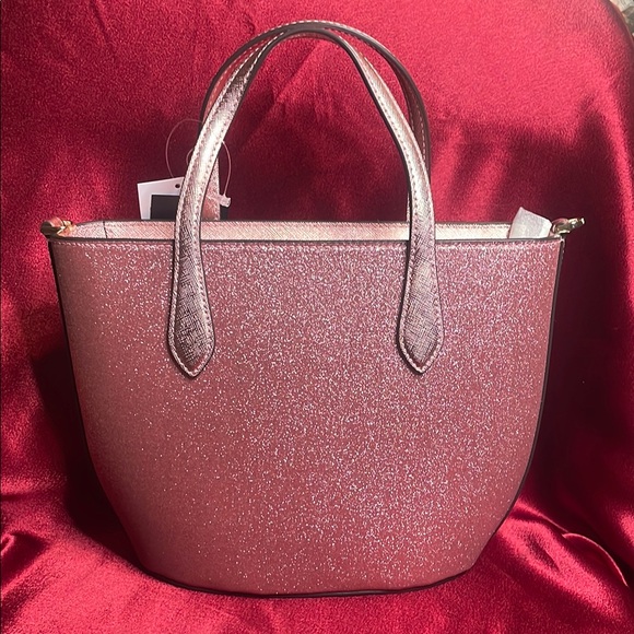 NWT Kate Spade Pink Glitter Tote Bag - Picture 5 of 8